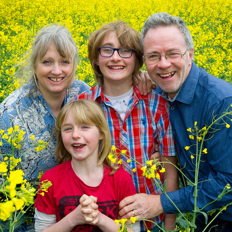 Photo d une famille d accueil